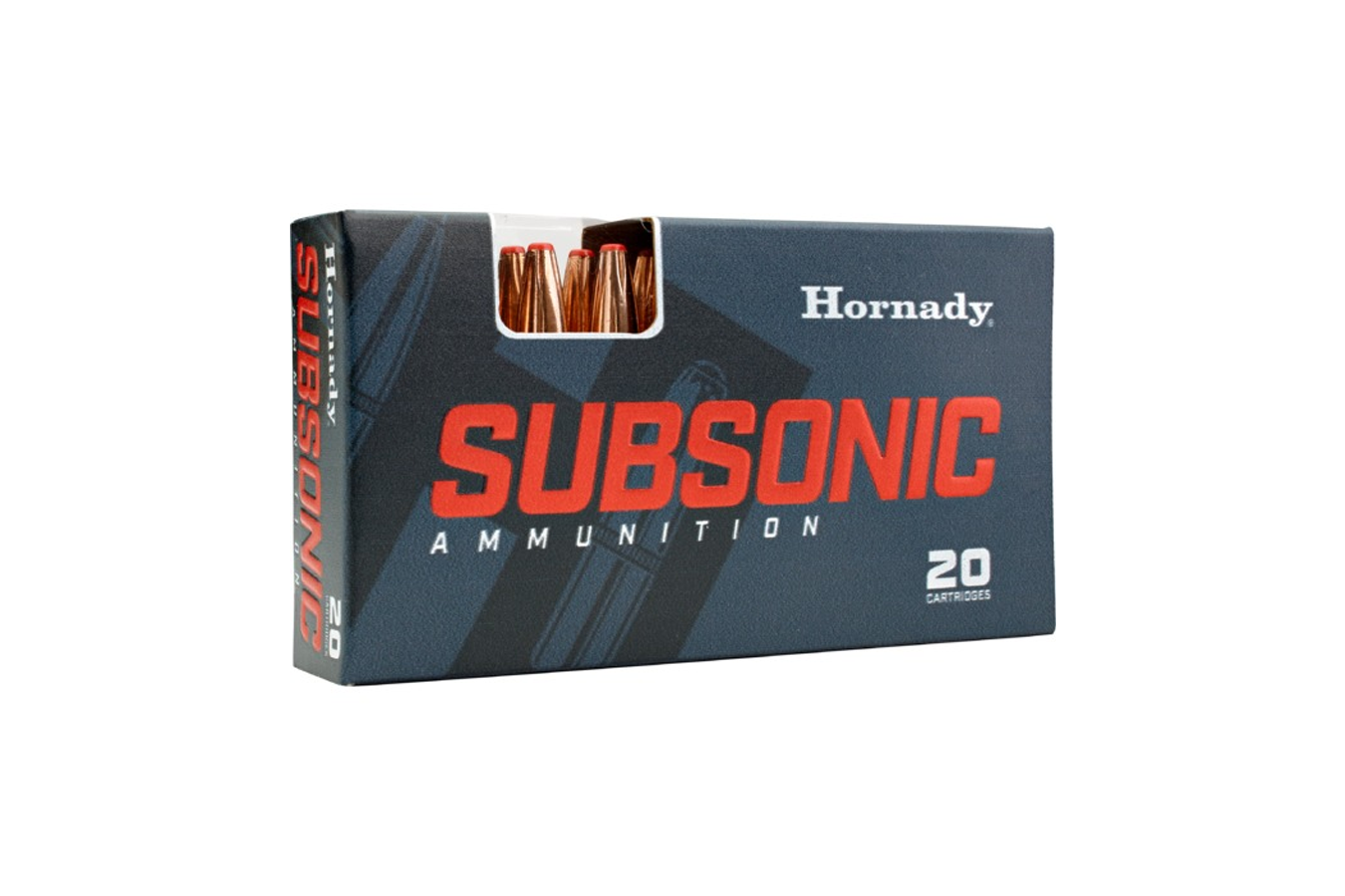 HORNADY 338 ARC 307 gr Sub-X Subsonic 20/Box